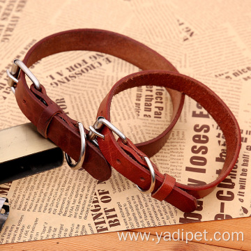 Large and medium-sized dog alloy buckle dog collar